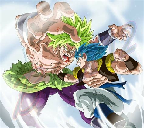 Gogeta Vs Broly Personajes De Dragon Ball Dibujos Dragones