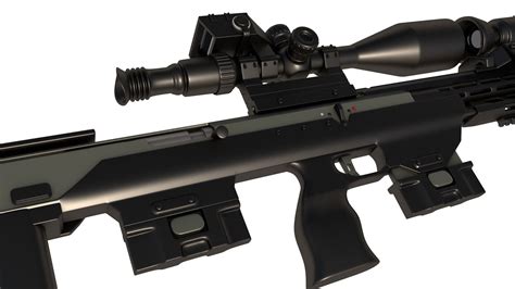 Sniper Rifle Dsr D Model Cgtrader