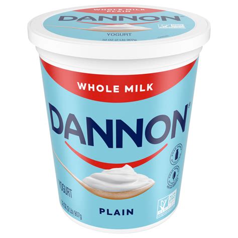 Save On Dannon Whole Milk Plain Yogurt Order Online Delivery Food Lion