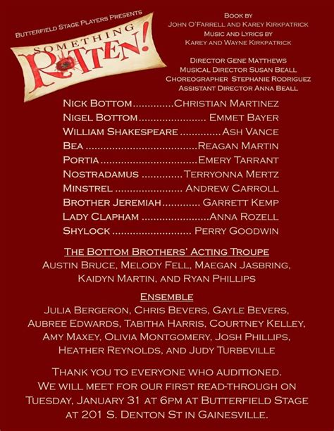 22-23 Something Rotten - Butterfield Stage