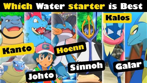 Which Water Starter Is Best Ranking All Water Type Starter Best