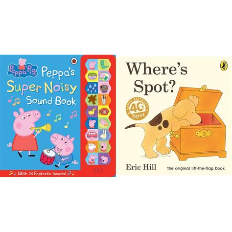 Peppa Pig Peppa S Super Noisy Sound Book Where S Spot Spot