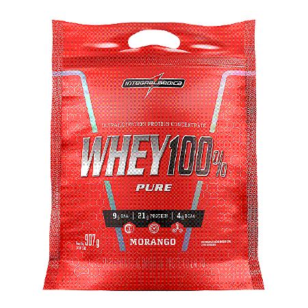 Whey Pure Morango G Integralm Dica Bela Cerealista