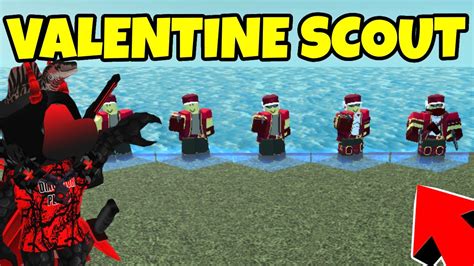 New Valentine Scout Skin In Roblox Tower Defense Simulator Tds Youtube