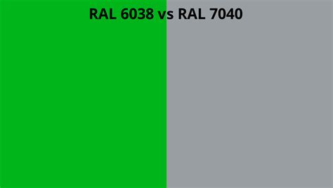 Ral 6038 Vs 7040 Ral Colour Chart Uk