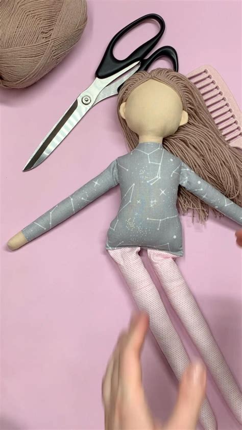 How To Make Yarn Doll Hair Doll Hair Pattern Diy Doll Hair Artofit