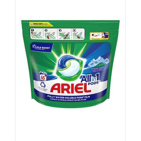 Detergent De Rufe Capsule Ariel All In One Pods Arctic Spalari Ar