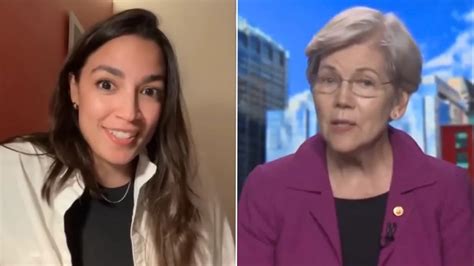 Elizabeth Warren Responds To Viral Aoc Video About Replacing Biden