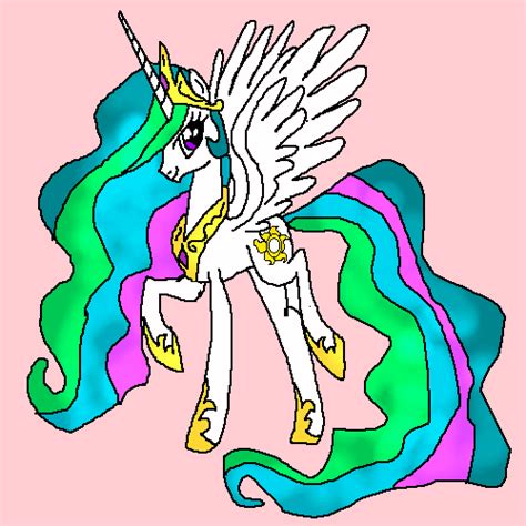 Drawing Princess Celestia