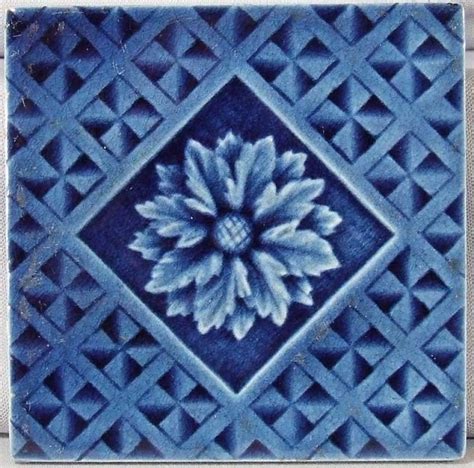 Victorian Tile Of A Flower For Sale Classifieds