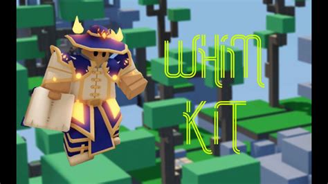 Playing With Whim Kit Bedwars Roblox Youtube