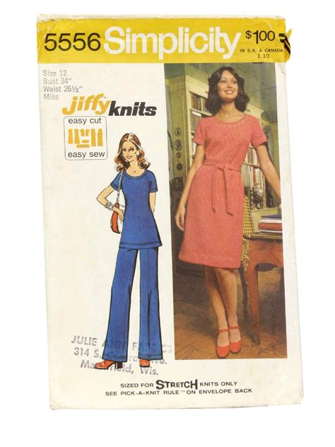 Vintage S Sewing Pattern S Simplicity No Womens Jiffy