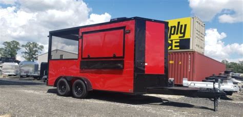 Empire Cargo Trailers X Bbq Porch Concession Trailer Food Truck