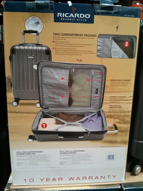 Ricardo 2-Piece Hardside Spinner Luggage Set