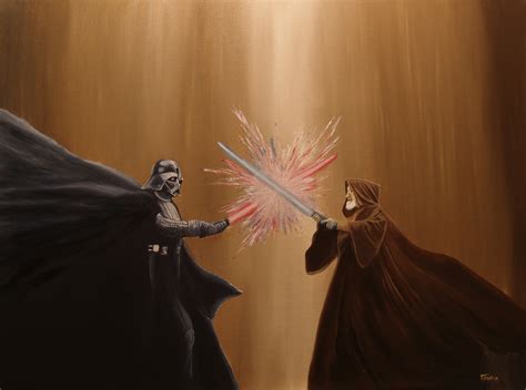 Aggregate 68 Darth Vader Vs Obi Wan Wallpaper Incdgdbentre