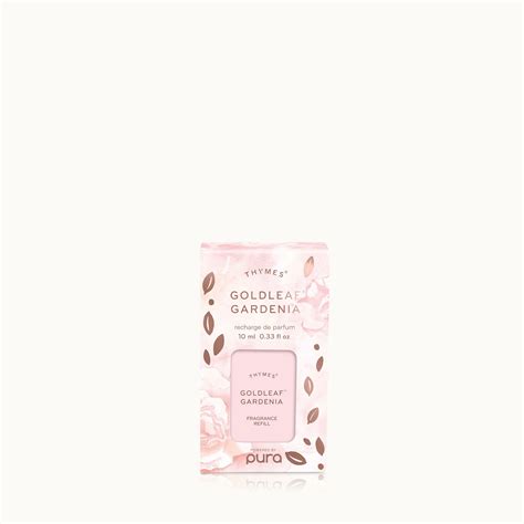 Thymes Goldleaf Gardenia Pura Diffuser Refill Castles And Cottages Ciao Bella Boutique