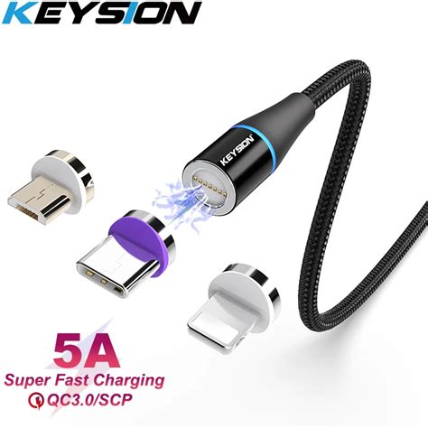 Keysion Cable Magn Tico De Carga R Pida Usb Tipo C Para Xiaomi Mi T