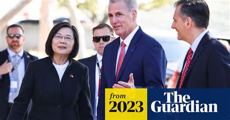 Us House Speaker Mccarthy Stresses Urgency Of Arms Sales After Meeting Taiwan President Video