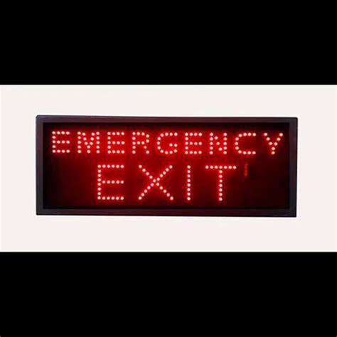 Best Industrial Emergency Light Exit Language Sign At Rs Piece