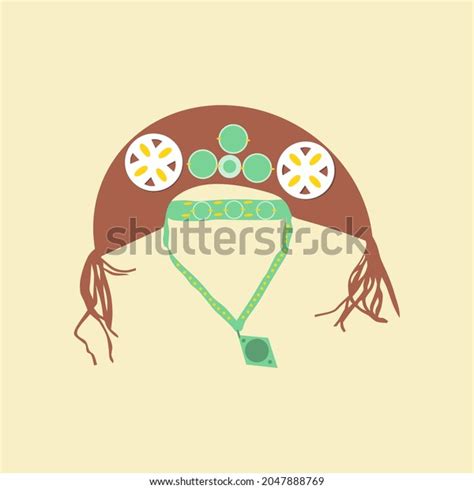 Simple Illustration Cangaceiro Hat Folkloric Leather Stock Vector