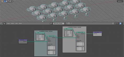 Array With Blender Geometry Nodes