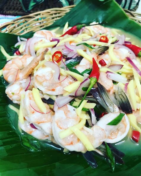 Shrimp Kinilaw Filipino Ceviche Delicacy