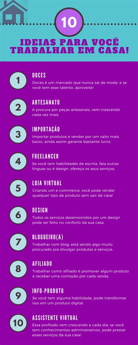 6 Ideias De Trabalho Para Fazer Em Casa🔯 Abra Sua Conta E Dê Um Passo