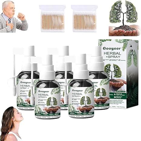 Googeer Herbal Lung Cleanse Mist Respinature Herbal Lung Cleanse Mist