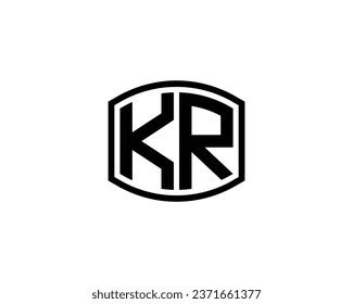 Kr Logo Design Vector Template Stock Vector (Royalty Free) 2371661377 | Shutterstock