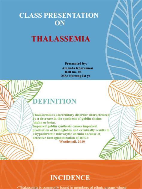 Thalassemia Pdf Medical Specialties Diseases And Disorders