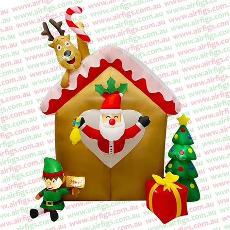 M Gingerbread House Christmas Inflatable Airfigs Inflatables