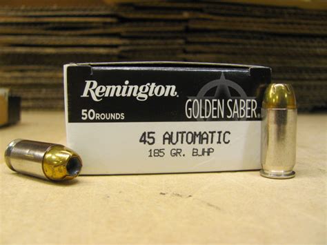 Round Case Auto Grain Remington Golden Saber Bjhp Hollow