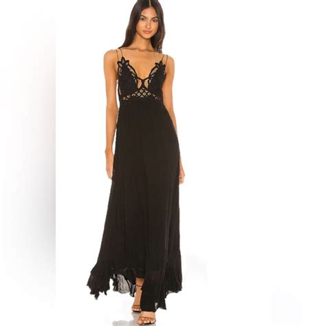 Free People Dresses Nwt Free People Adella Maxi Slip Lace Dress