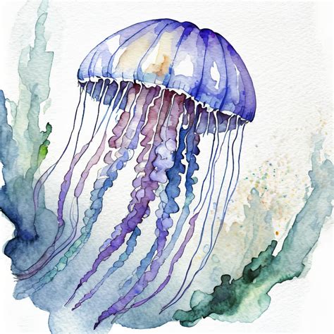 watercolor jellyfish tutorial - Art Instruction For Beginners - Online ...