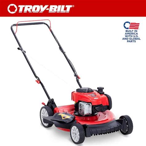 Troy Bilt 21 In 140 Cc Briggs And Stratton Gas Walk Behind Push Lawn