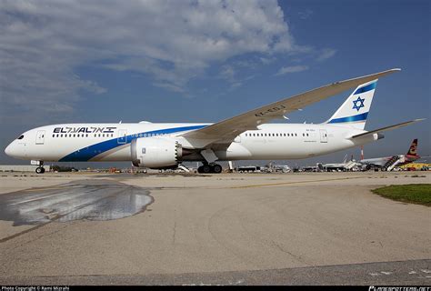 X Edj El Al Israel Airlines Boeing Dreamliner Photo By Rami