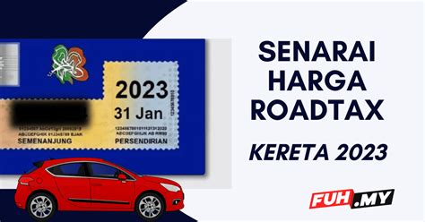 Harga Roadtax Motor Jpj 2023 Mengikut Cc Terkini