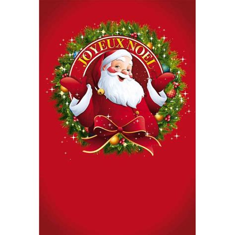Affiches A3 30x42 Cm Joyeux Noël Santa Claus Colibri