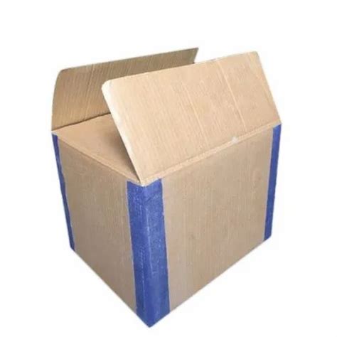 Brown Plain 9 Ply Corrugated Box Weight Holding Capacity Kg 25 Kg