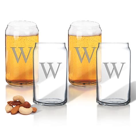 Personalized Beer Cans Glasses