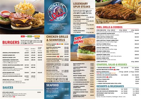 Windhoek Menus Dial A Meal Namibia