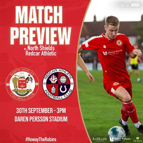 Match Preview Redcar Athletic Home North Shields Football Club