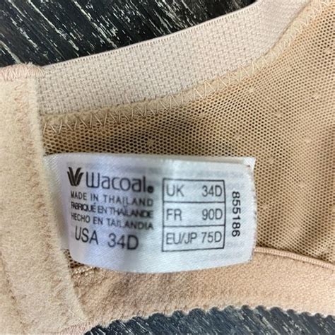 Wacoal Nude Underwire Unlined Lace Bra D Gem