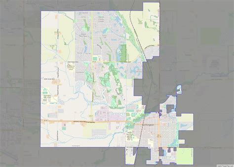 Map of Farmington city, Minnesota