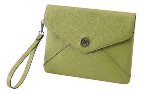 Cartera De Mano Mariart Luciana De Piel Para Mujer Color Aguacate