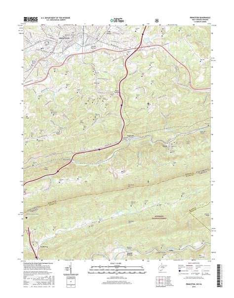 Mytopo Princeton West Virginia Usgs Quad Topo Map