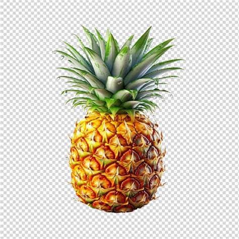 Premium Psd Fresh Pineapple Isolated Premium Psd