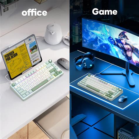 Проводная механическая клавиатура RK Royal Kludge R75, 80 клавиш, RGB ...
