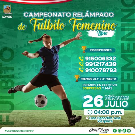 Fiestaspatrias Campeonato Rel Mpago De Fulbito Femenino Libre