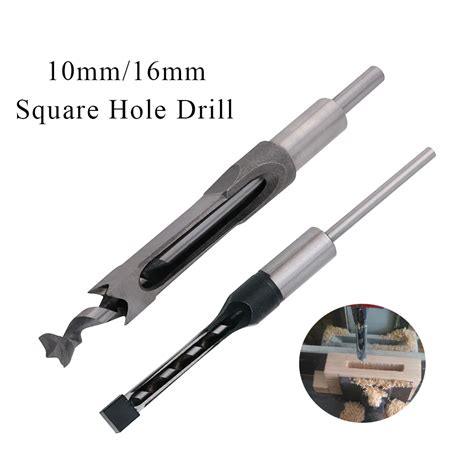 10mm16mm High Hardness Hss Square Hole Mortiser Drill Bit Mortising